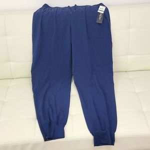 Ideology Women's Recycled Woven Joggers Blue Navy Serenity - Size Large